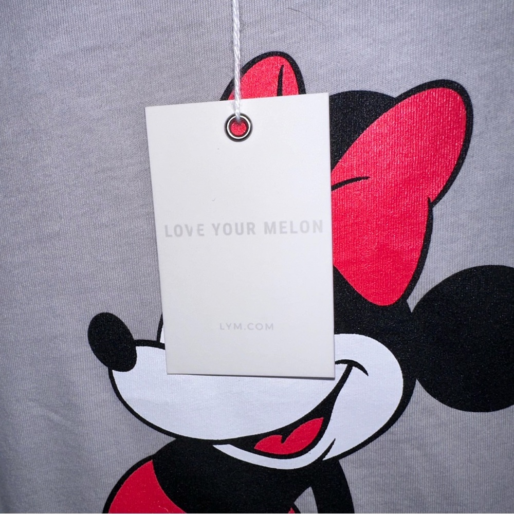 Disney X Love Your Melon Minnie Mouse Long Sleeve T Shirt Size Medium NEW - Picture 3 of 7
